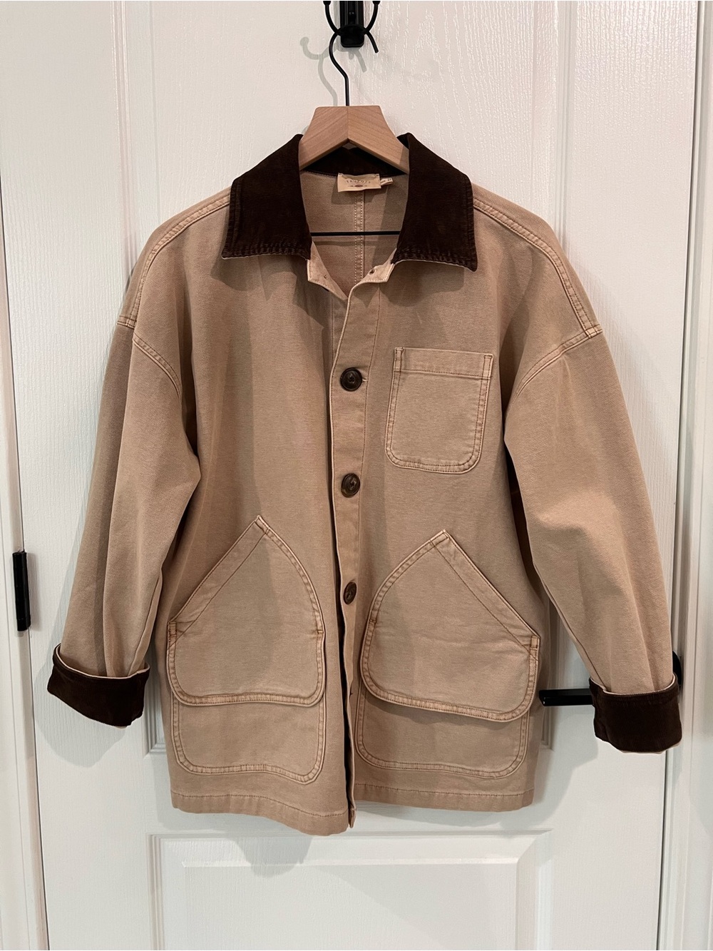 Faherty Sunwashed Canvas Barn Jacket
